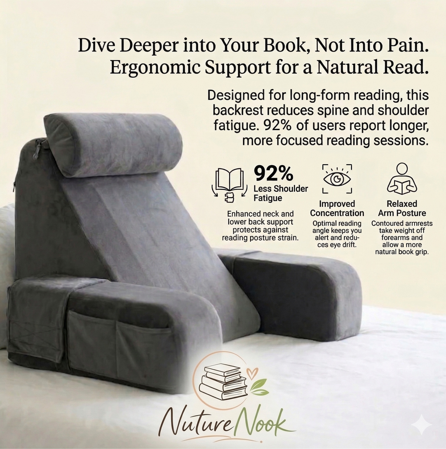 NutureNook™ - Upright Pillow