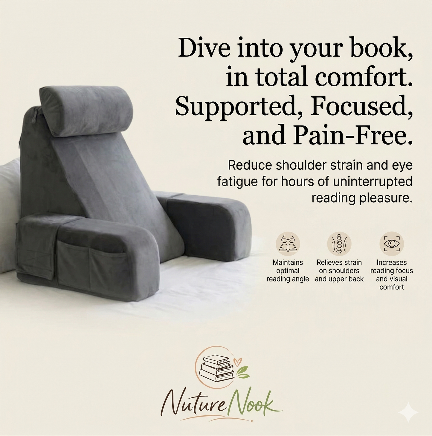 NutureNook™ - Upright Pillow