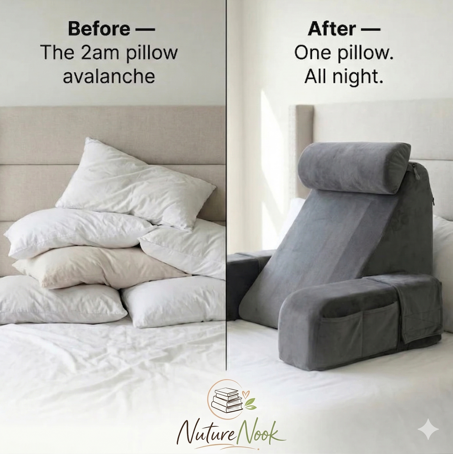 NutureNook™ - Upright Pillow